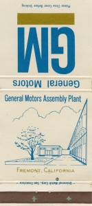 General Motors Assembly Plant, Fremont, California